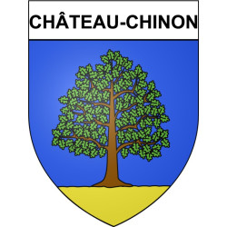 Château-Chinon Sticker wappen, gelsenkirchen, augsburg, klebender aufkleber