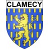Stickers coat of arms Clamecy adhesive sticker