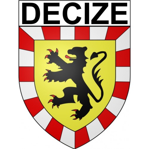 Stickers coat of arms Decize adhesive sticker