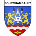 Stickers coat of arms Fourchambault adhesive sticker