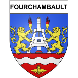 Fourchambault 58 ville Stickers blason autocollant adhésif