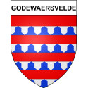 Godewaersvelde Sticker wappen, gelsenkirchen, augsburg, klebender aufkleber