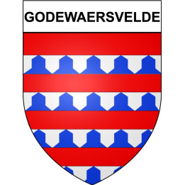 Godewaersvelde 58 ville Stickers blason autocollant adhésif