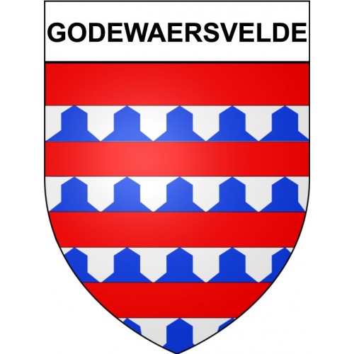 Adesivi stemma Godewaersvelde adesivo