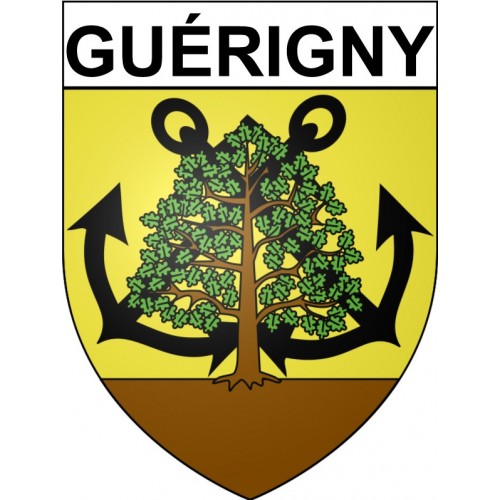 Adesivi stemma Guérigny adesivo