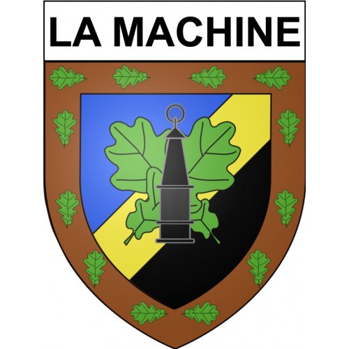 La Machine Sticker wappen, gelsenkirchen, augsburg, klebender aufkleber