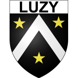 Stickers coat of arms Luzy adhesive sticker