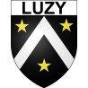 Stickers coat of arms Luzy adhesive sticker