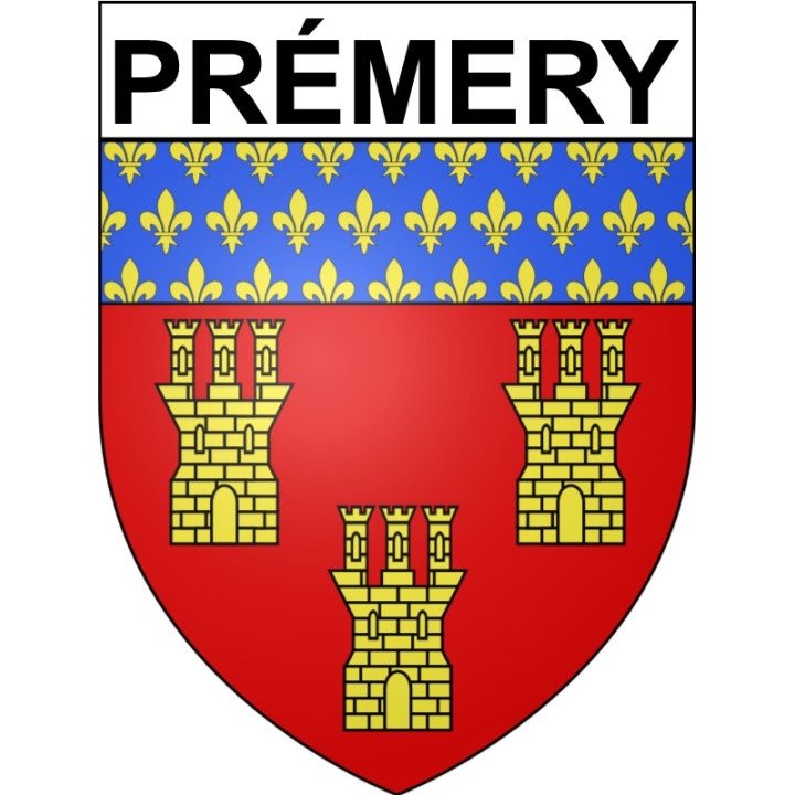Prémery Sticker wappen, gelsenkirchen, augsburg, klebender aufkleber