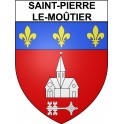 Saint-Pierre-le-Moûtier Sticker wappen, gelsenkirchen, augsburg, klebender aufkleber
