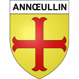 Annœullin Sticker wappen, gelsenkirchen, augsburg, klebender aufkleber