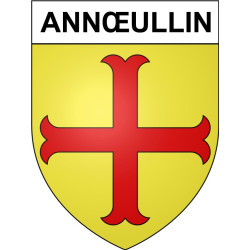 Annœullin Sticker wappen, gelsenkirchen, augsburg, klebender aufkleber