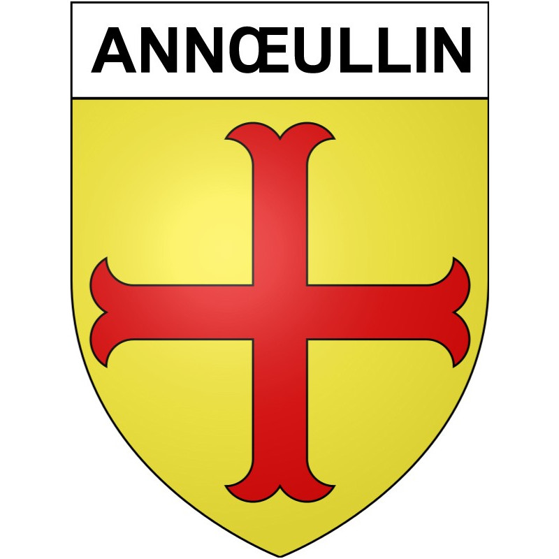 Annœullin Sticker wappen, gelsenkirchen, augsburg, klebender aufkleber