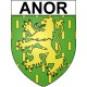 Anor 59 ville Stickers blason autocollant adhésif