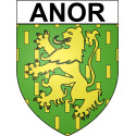 Stickers coat of arms Anor adhesive sticker