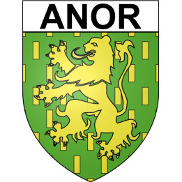Stickers coat of arms Anor adhesive sticker
