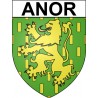 Pegatinas escudo de armas de Anor adhesivo de la etiqueta engomada