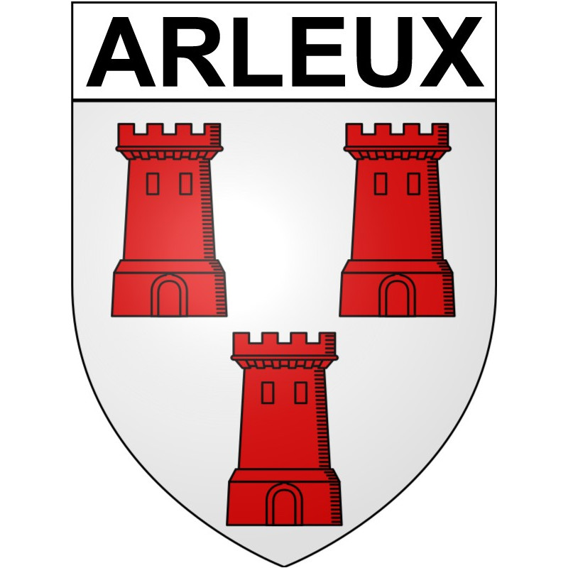 Stickers coat of arms Arleux adhesive sticker
