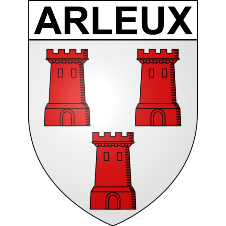 Arleux 59 ville Stickers blason autocollant adhésif