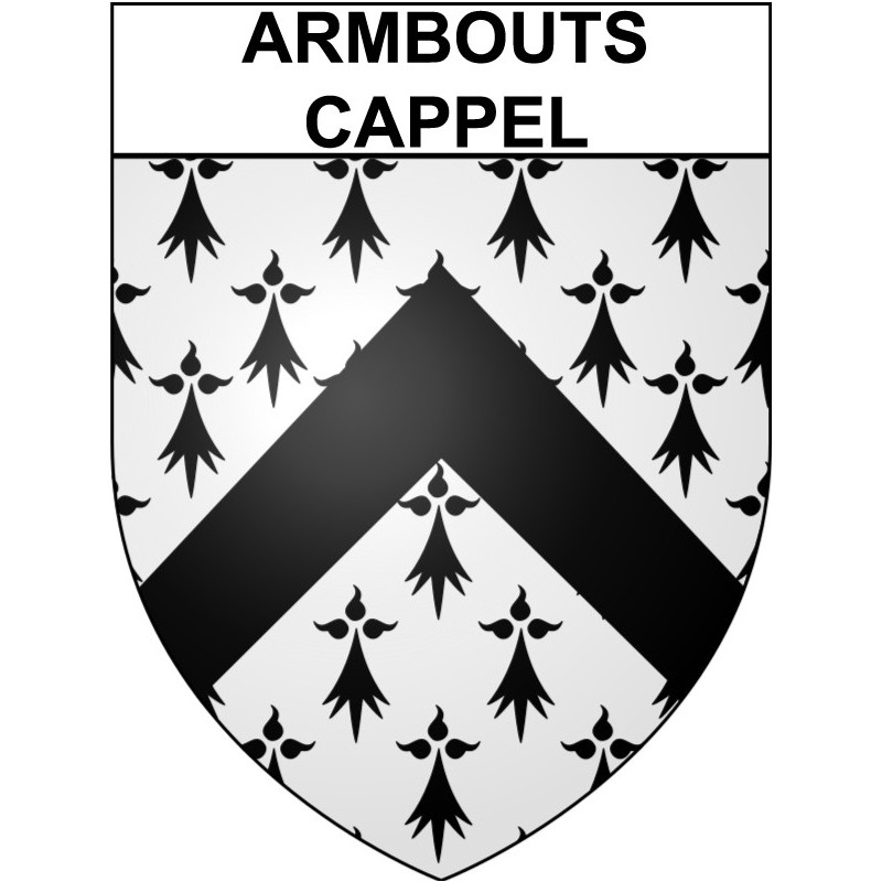 Stickers coat of arms Armbouts-Cappel adhesive sticker