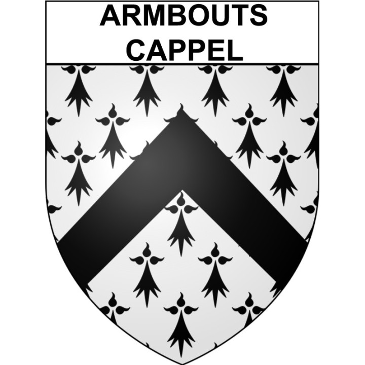 Stickers coat of arms Armbouts-Cappel adhesive sticker