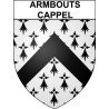 Adesivi stemma Armbouts-Cappel adesivo
