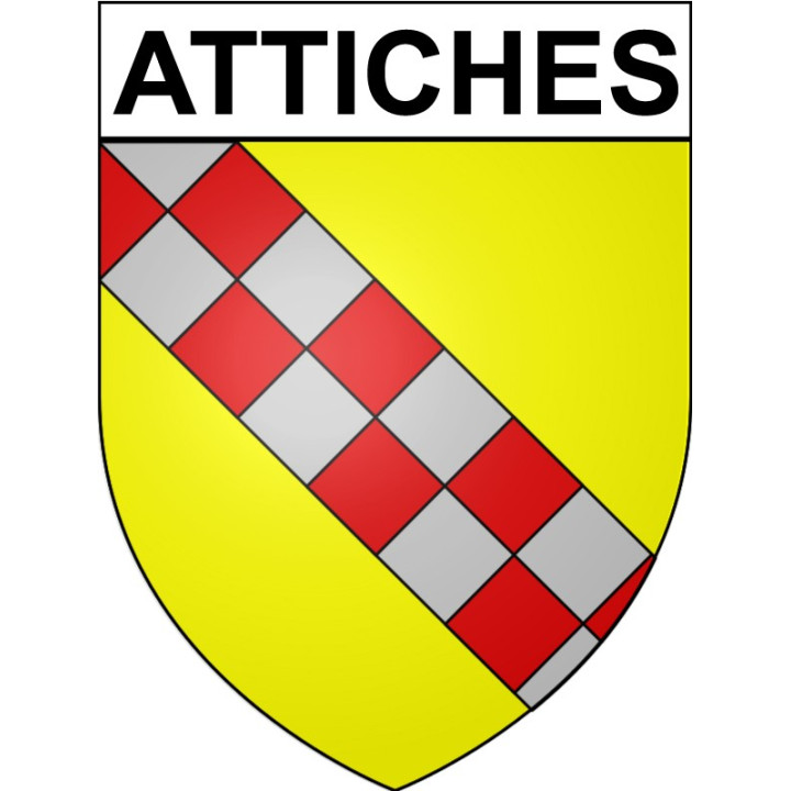Stickers coat of arms Attiches adhesive sticker