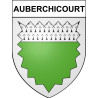 Auberchicourt 59 ville Stickers blason autocollant adhésif