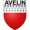 Pegatinas escudo de armas de Avelin adhesivo de la etiqueta engomada