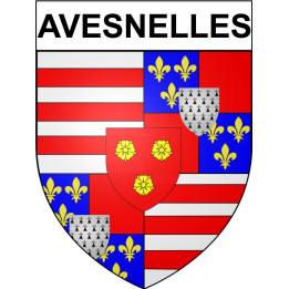 Avesnelles 59 ville Stickers blason autocollant adhésif
