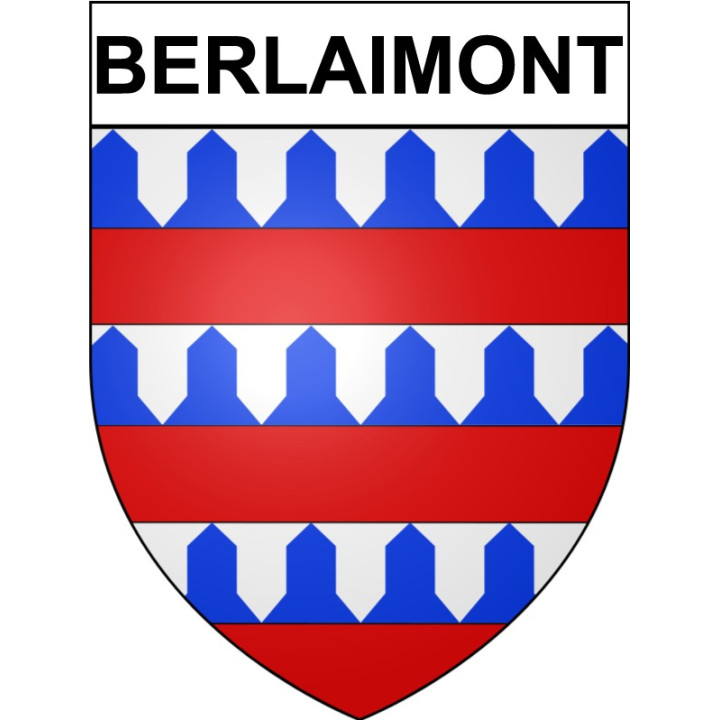 Berlaimont 59 ville Stickers blason autocollant adhésif