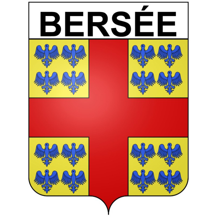 Stickers coat of arms Bersée adhesive sticker