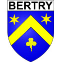 Bertry 59 ville Stickers blason autocollant adhésif