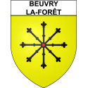 Beuvry-la-Forêt Sticker wappen, gelsenkirchen, augsburg, klebender aufkleber