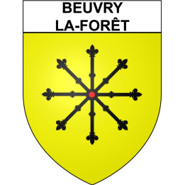 Beuvry-la-Forêt Sticker wappen, gelsenkirchen, augsburg, klebender aufkleber
