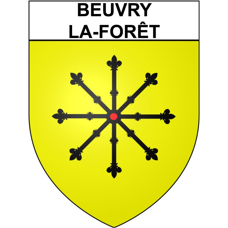 Beuvry-la-Forêt 59 ville Stickers blason autocollant adhésif