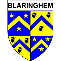 Stickers coat of arms Blaringhem adhesive sticker