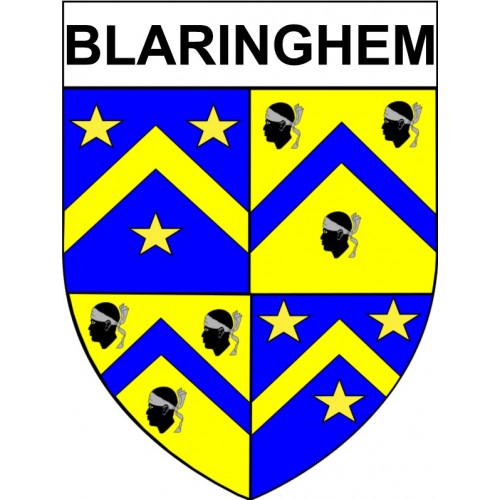 Blaringhem 59 ville Stickers blason autocollant adhésif