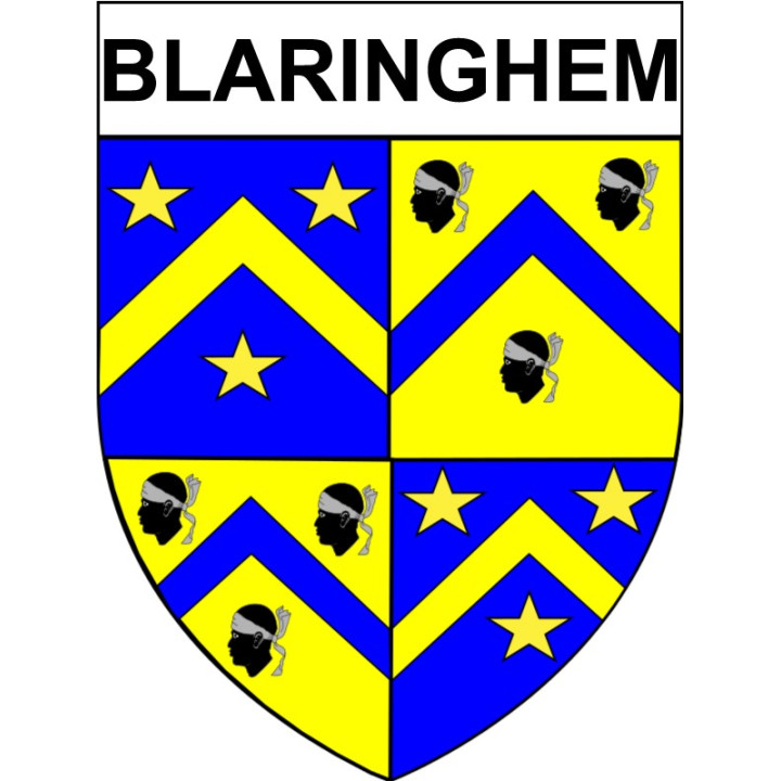 Blaringhem 59 ville Stickers blason autocollant adhésif