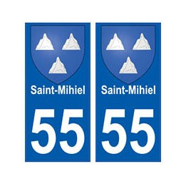 55 Saint-Mihiel blason autocollant plaque stickers ville