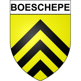 Boeschepe 59 ville Stickers blason autocollant adhésif
