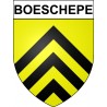 Pegatinas escudo de armas de Boeschepe adhesivo de la etiqueta engomada