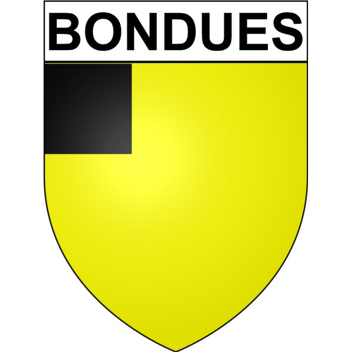 Stickers coat of arms Bondues adhesive sticker