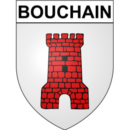 Bouchain 59 ville Stickers blason autocollant adhésif