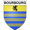 Bourbourg Sticker wappen, gelsenkirchen, augsburg, klebender aufkleber
