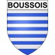 Pegatinas escudo de armas de Boussois adhesivo de la etiqueta engomada