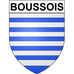 Boussois 59 ville Stickers blason autocollant adhésif