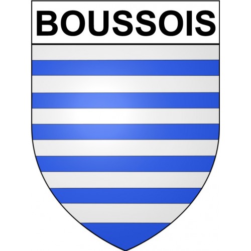 Stickers coat of arms Boussois adhesive sticker