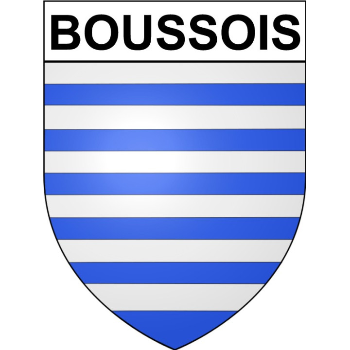 Stickers coat of arms Boussois adhesive sticker