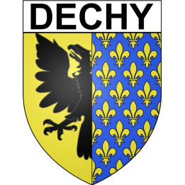 Dechy Sticker wappen, gelsenkirchen, augsburg, klebender aufkleber